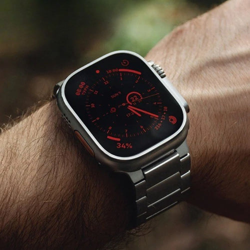 The Alpha Titanium Band for Apple Watch