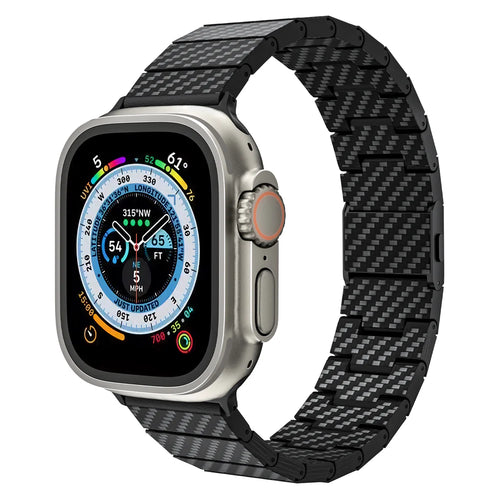 The Alpha Carbon Fiber Band For Apple Watch